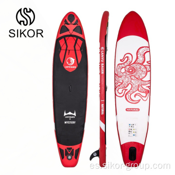 Nuevo diseño de fábrica china Drop envío 10.6 &#39;Stand Board personalizado SUP Inflable Paddle Board Juego